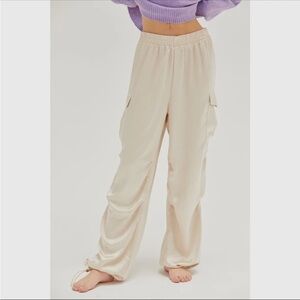 Double Zero Cream Track Pants